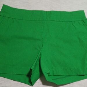 New York & Company Vibrant Green High Waist Shorts